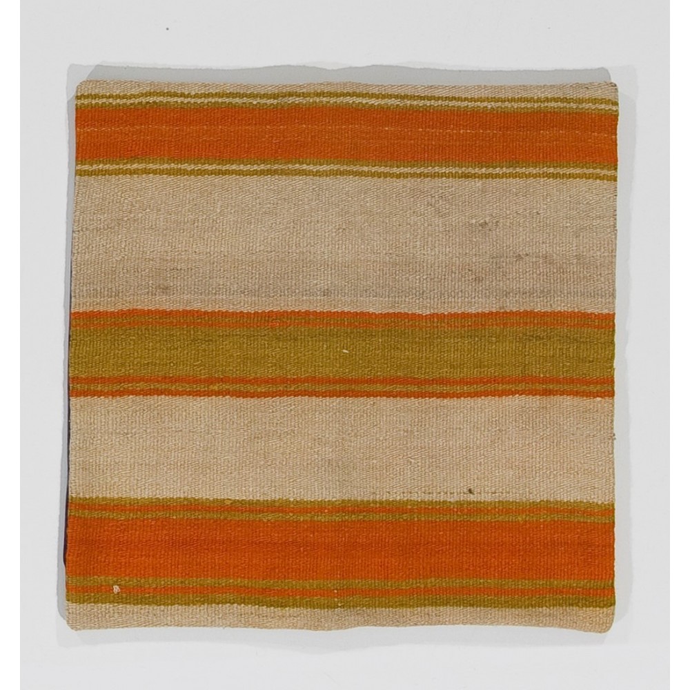 Traditional Handmade Vintage Kilim Cushion Cover From Turkey