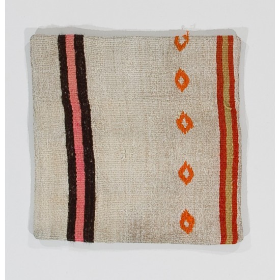 Beautiful Vintage Handmade Striped Turkish Wool Kilim Cushion Cover Beautiful Vintage Handmade Striped Turkish Wool Kilim Cushion Cover