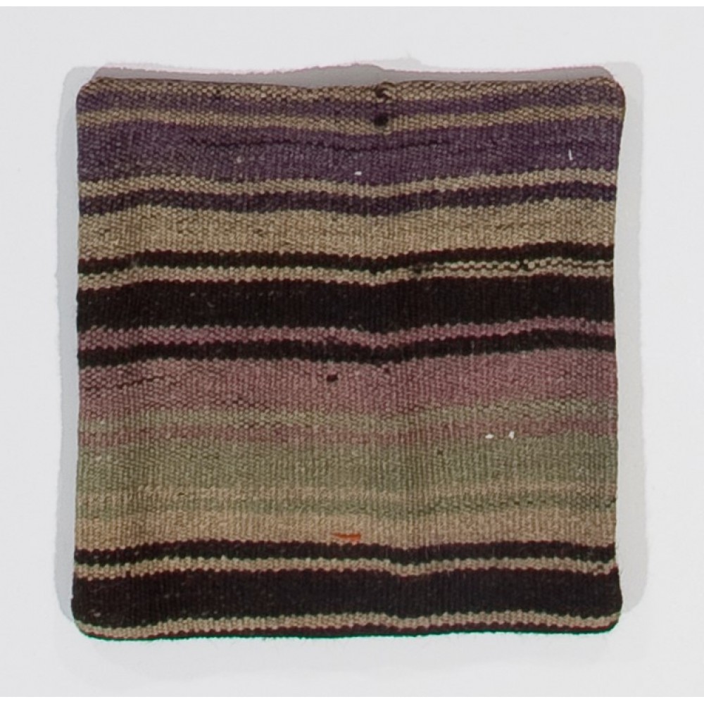 Vintage Handmade Striped Turkish Kilim Cushion Cover