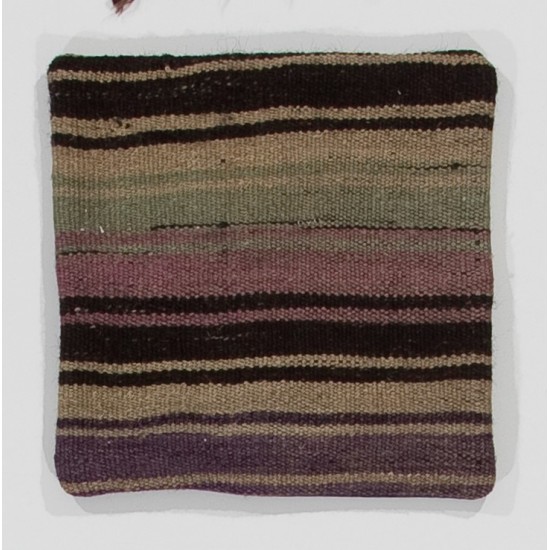 Vintage Handmade Striped Pattern Turkish Kilim Cushion Cover