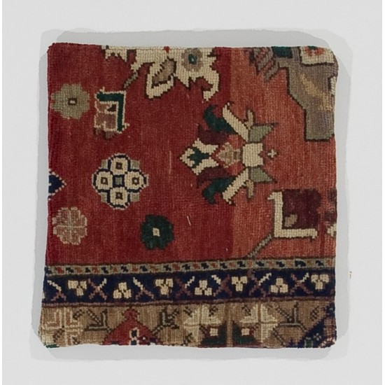 Authentic Turkish Rug Cushion Cover, Handmade Pillowcase