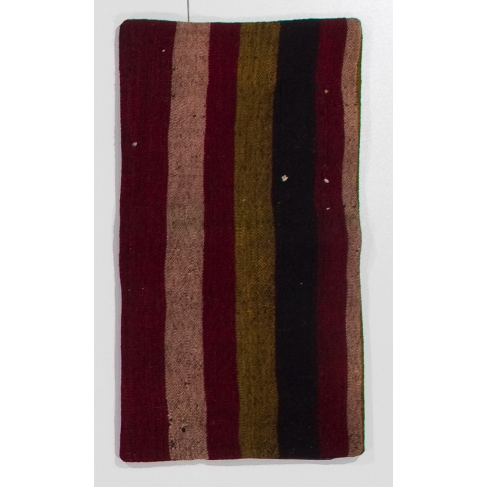 Vintage Handmade Striped Design Turkish Kilim Cushion Cover