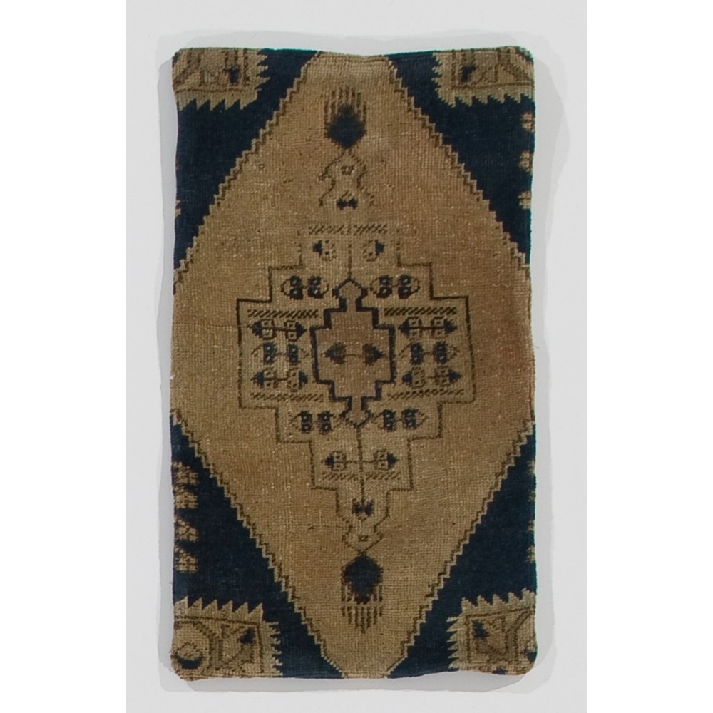 Traditional Handmade Turkish Rug Cushion Cover, Oriental Lace Pillow