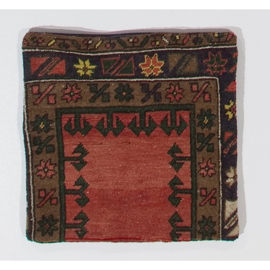 Handmade Turkish Rug Cushion Cover, Authentic Pillowcase