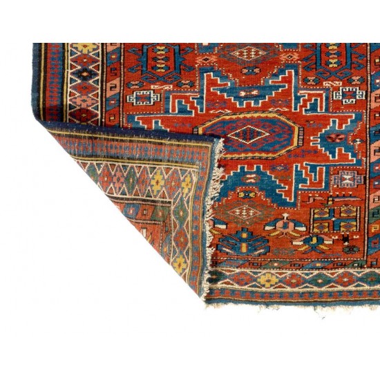 Antique Caucasian Lesghi Rug, circa 1880