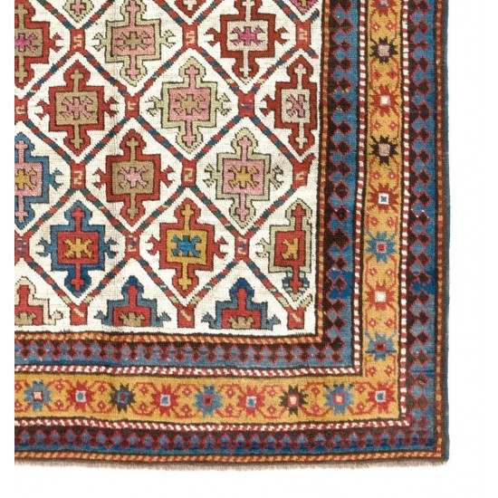 Antique Caucasian Kazak Rug from Karabagh, Dated 1812