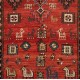 Antique Caucasian Shahsavan Runner Rug with Zoomorphic Animals & Tribal Patterns