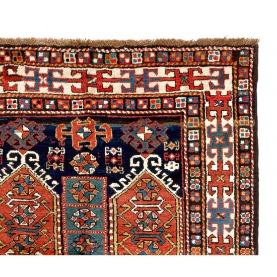 Antique Caucasian Long Rug, circa 1880