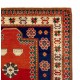 Dated 1870. Antique Caucasian Kazak Rug, Top Shelf Collectors Prayer Rug