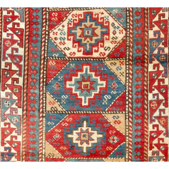 Antique Caucasian Moghan Kazak Rug, 19th Century
