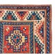 Dazzling Antique Caucasian Bordjalou Kazak Rug