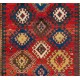 Antique Caucasian Kazak Rug, circa 1860, Original Good Condition