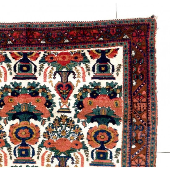 Antique Persian Tribal Afshar Rug, Excellent Original Condition