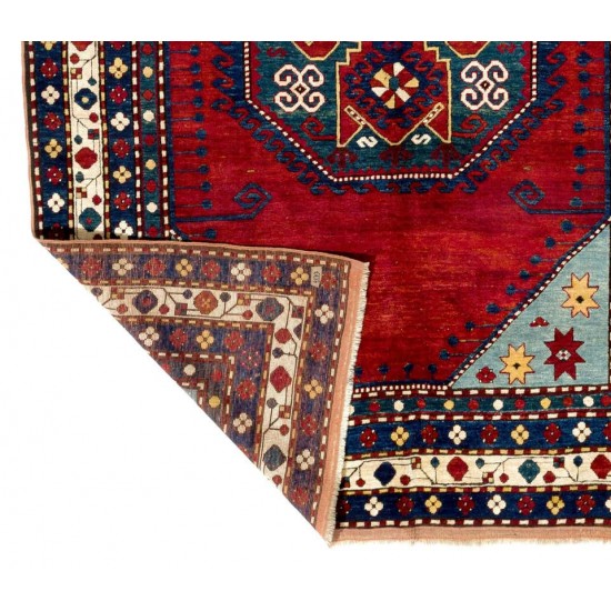 Antique Caucasian Lori Pambak Kazak Rug