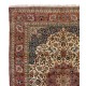 Antique Persian Isfahan Wool Rug. Fine Traditional Oriental Carpet