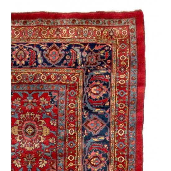 Exceptional Antique Northwest Persian Bidjar Rug, Late 19th Century