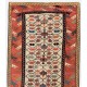 Antique Caucasian Moghan Kazak Runner Rug, Ca 1800