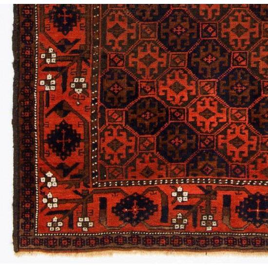 Antique Tribal Baluch Rug