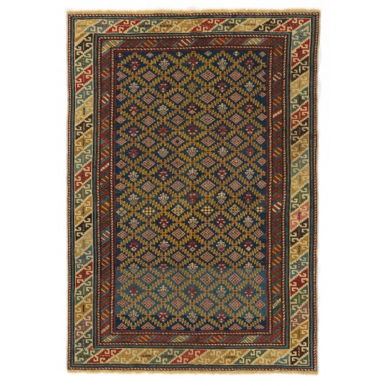 Antique Caucasian Karagashli Shirvan Rug, Ca 1910, One-of-a-Kind Carpet