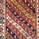 Antique Caucasian Gendje Kazak Rug, All Wool & Natural Dyes, Ca 1880