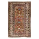 Antique Caucasian Perepedil Rug. Hand-Knotted Wool Carpet