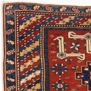 Antique Caucasian Karagashli Shirvan Rug, Ca 1880