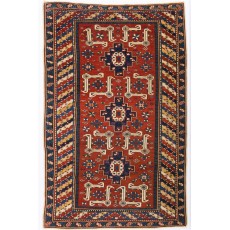 Antique Caucasian Karagashli Shirvan Rug, Ca 1880