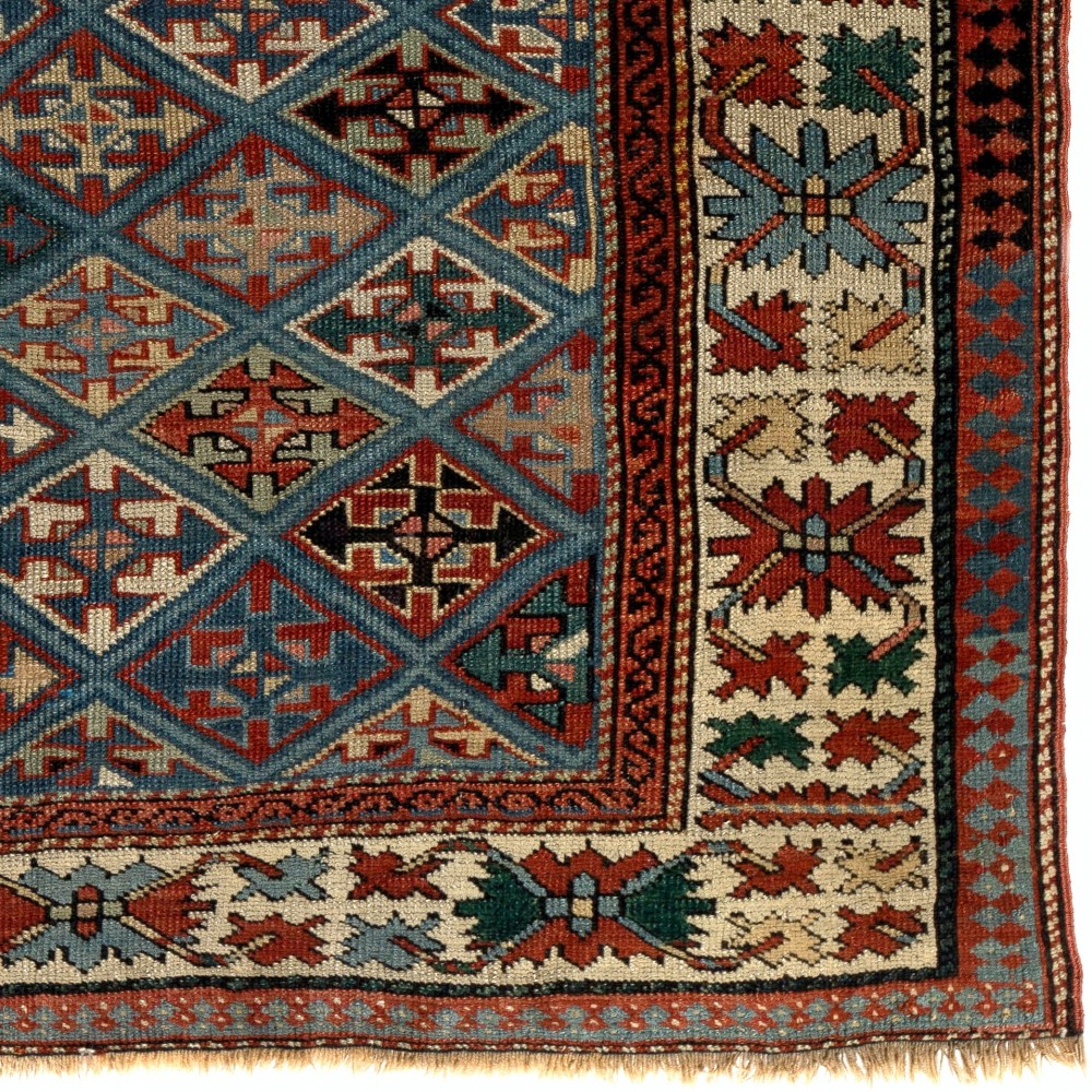 Antique Caucasian Shirvan Rug, circa 1880