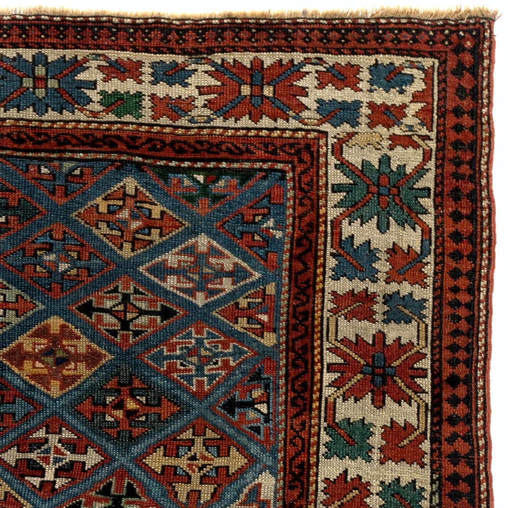 Antique Caucasian Shirvan Rug, circa 1880