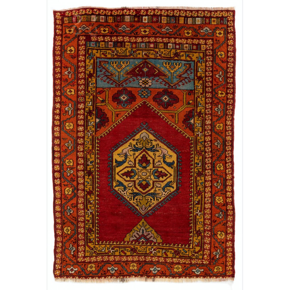 Antique Turkish Prayer Rug, circa 1900