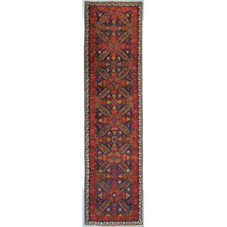 Antique Caucasian Seychour Runner Rug, 19th Century