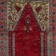 Antique Silk Turkish Prayer Rug, ca 1900