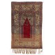 Antique Silk Turkish Prayer Rug, ca 1900