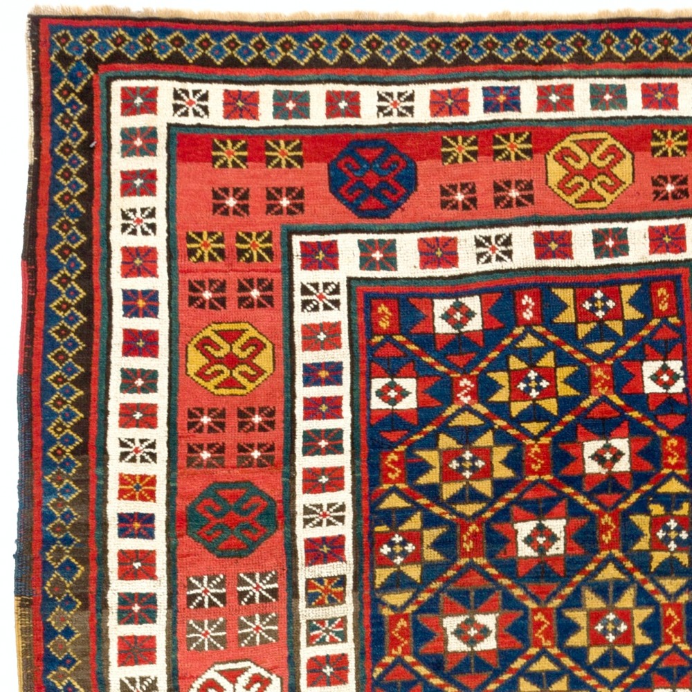 Antique 19th Century Caucasian Talish long Rug, Circa 1875