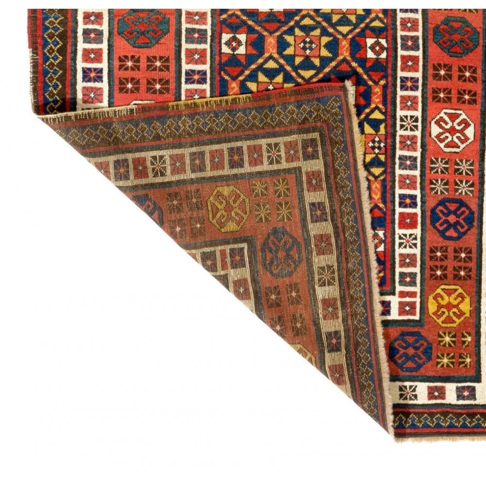 Antique 19th Century Caucasian Talish long Rug, Circa 1875