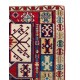 Rare 19th Century Antique Caucasian Shirvan Kuba Rug with Unusual Kilim Design