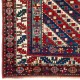 Antique Caucasian Gendje, Collectible Tribal Kazak Rug, Natural Dyes