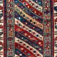 Antique Caucasian Gendje, Collectible Tribal Kazak Rug, Natural Dyes