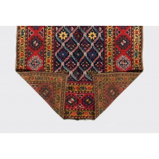 Antique Caucasian Talish Runner Rug, Late 19th Century, All Wool