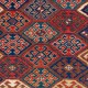 Antique Caucasian Karabagh Kazak Rug, circa 1880