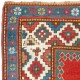Antique Caucasian Bordjalou Kazak Rug, Ca 1880, All Natural Dyes