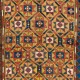 Antique Caucasian Kazak Rug with Yellow Field, Late 19th Century, circa 1880