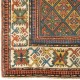 Antique Caucasian Armenian Kazak Rug, 100% Wool & All Natural Dyes