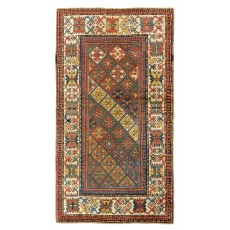 Antique Caucasian Armenian Kazak Rug, 100% Wool & All Natural Dyes