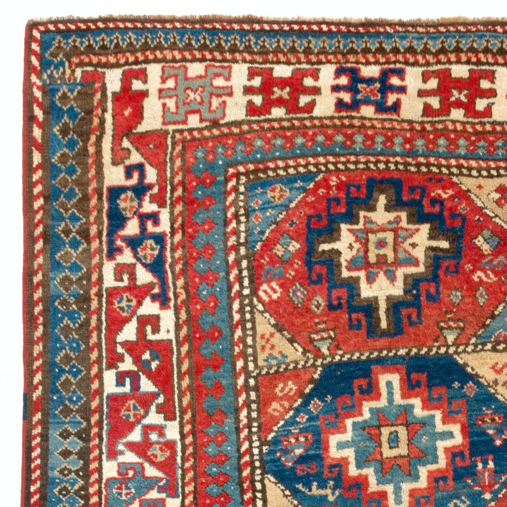 Antique Caucasian Moghan Kazak Rug, 19th Century