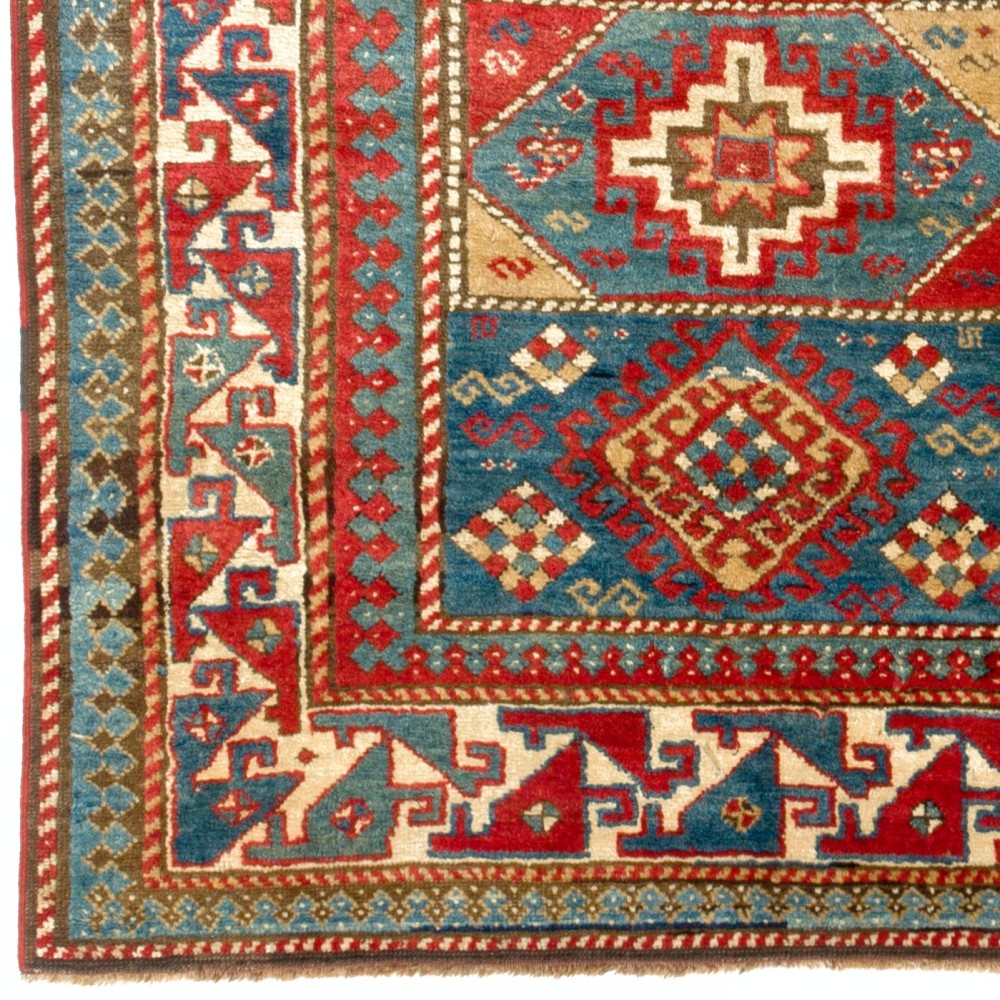 Antique Caucasian Moghan Kazak Rug, 19th Century
