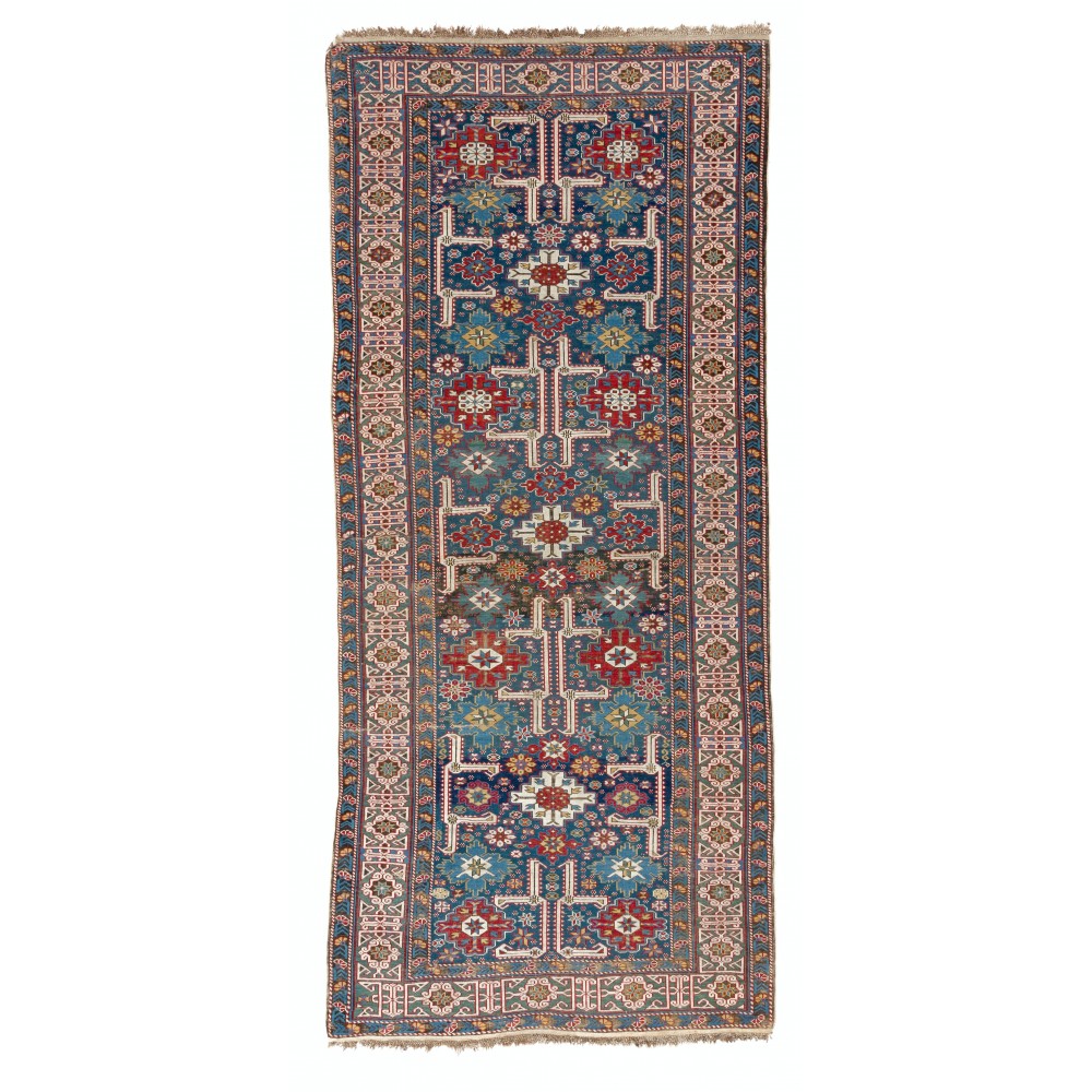 Exceptional Antique Caucasian Kuba "Karagashli" Rug, Circa 1875