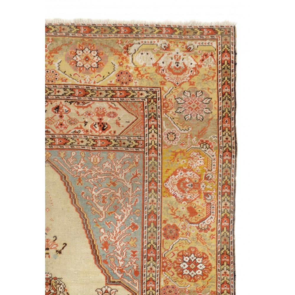 Antique Turkish Ghiordes 'Gordes' Prayer Rug, Ca 1880