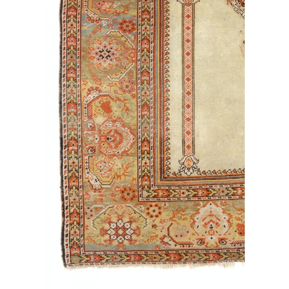Antique Turkish Ghiordes 'Gordes' Prayer Rug, Ca 1880