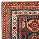 Antique Caucasian Gendje Rug, circa 1875